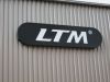 Schwarzer Leuchtkasten von LTM in Mnchen mit weier LED Beleuchteter Schrift und Acryl Rahmen, Formtransparent