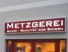 Metzgerei in Mnchen, Leuchtkasten, LED Beleuchtung, Aluminium Rahmen