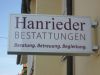 Leuchtkasten von Hanrieder Bestettung in München mit LED Beleuchtung und Aluminium Rahmen